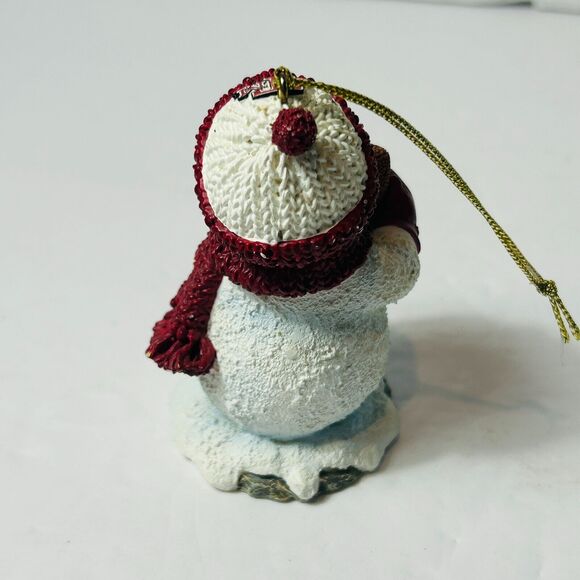 Vintage Snowman Texas A&M Christmas Ornament 2000 Henry Football Ridgewood Coll - Picture 4 of 5